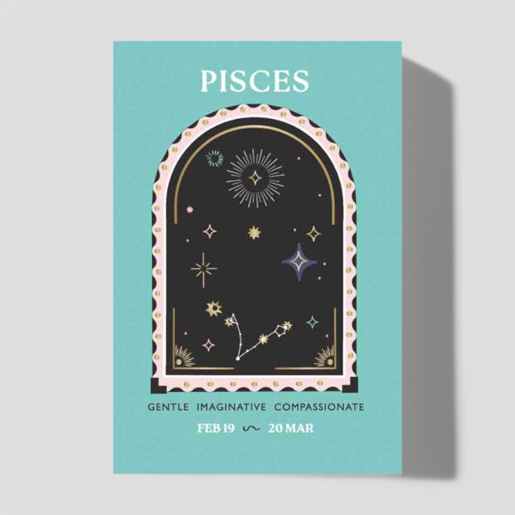 Horoscope Necklace Card Horoscope Necklace Card